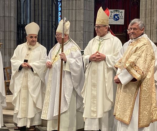  Messe pour Mgr Gaillot cathédrale d'Evreux 21.04.2023