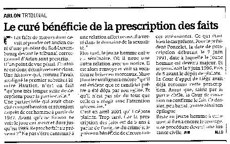 © La Meuse 12.02.2004